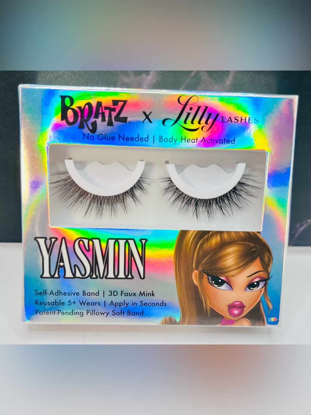Lilly Lashes x Bratz Yasmin Self-Adhesive Black Lashes. Sealed in Box